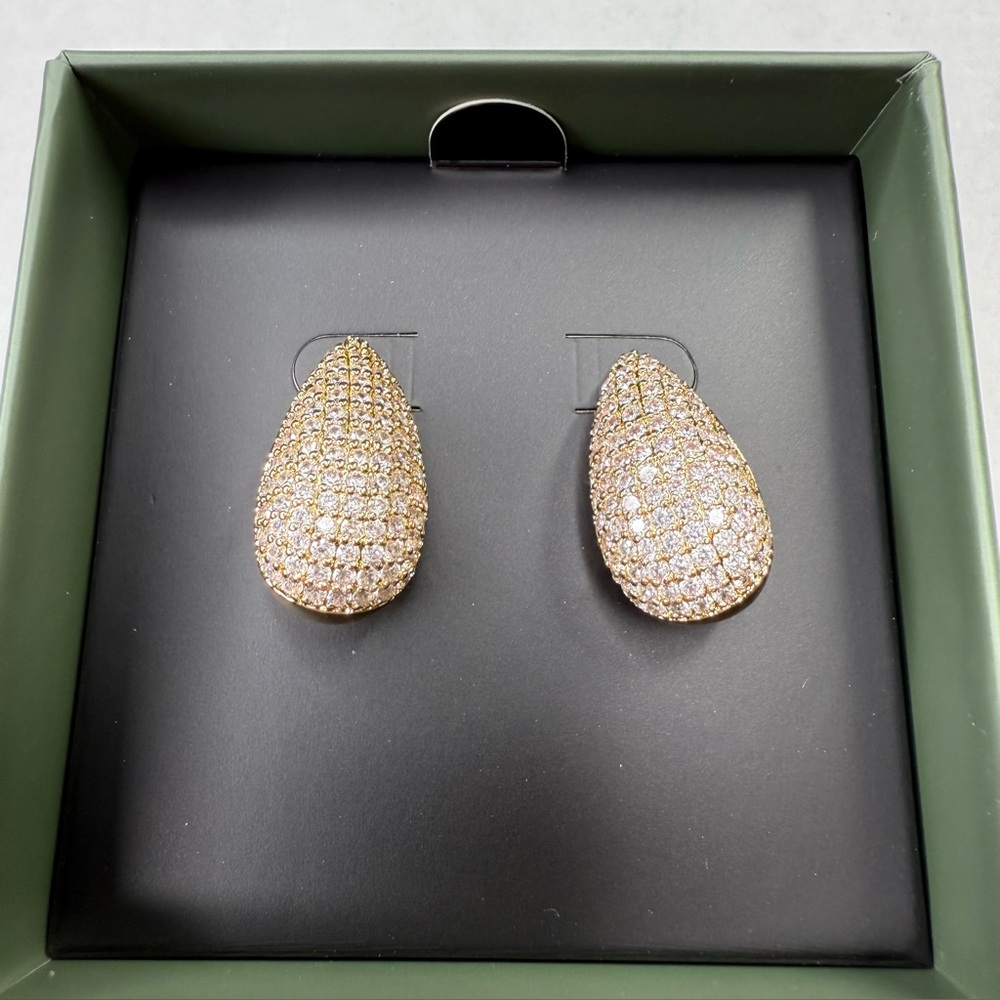 Jewels by Sunaina Narnia Gold tone Earrings, NWT